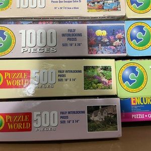 EIGHT Puzzles 500-1000 pieces